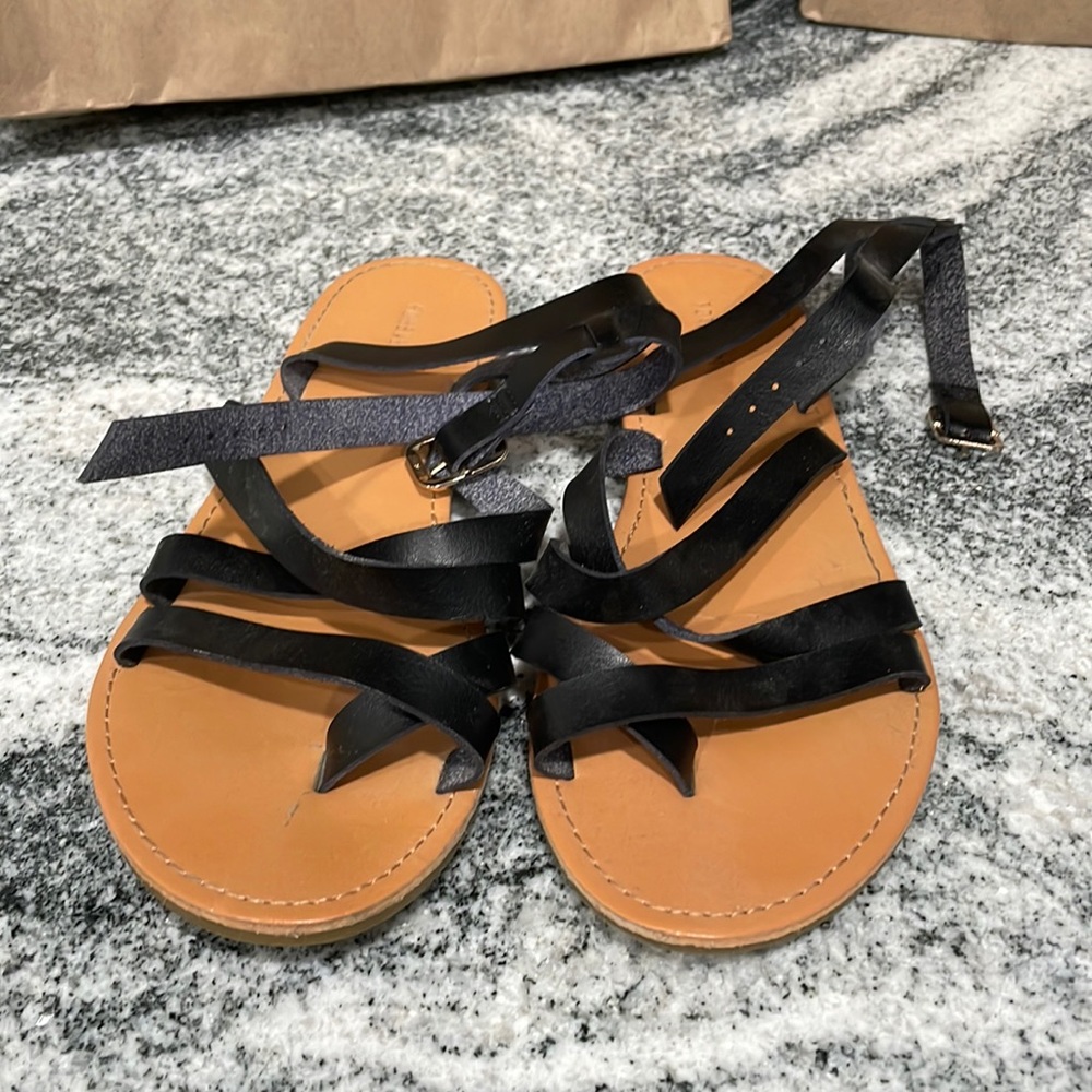 Black sandals
